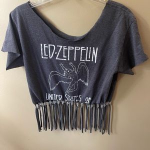 Led Zeppelin Crop Top